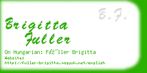 brigitta fuller business card